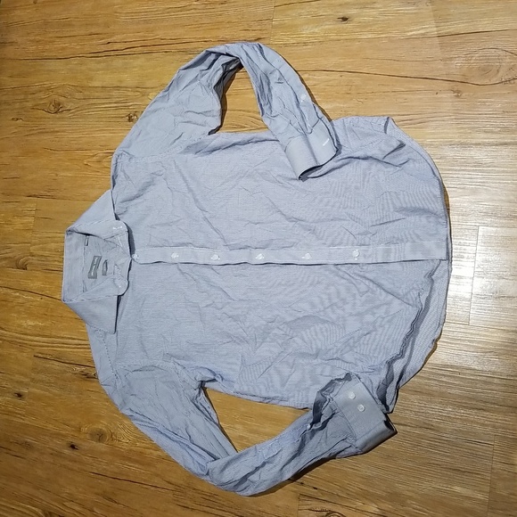 Michael Kors Other - Michael Kors navy w/white pinstripe button down like new shirt sz15.5 34/35 Sz M